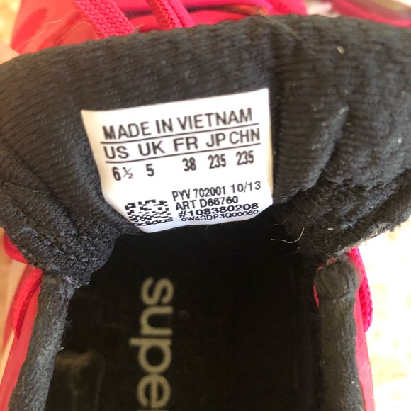 adidas supernova pink